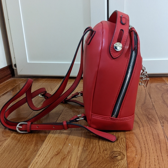 Like new Japan Samantha Vega red mini backpack - Picture 2 of 8